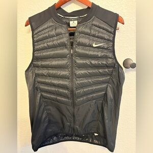 Nike Black lightweight running vest. Men’s Large
